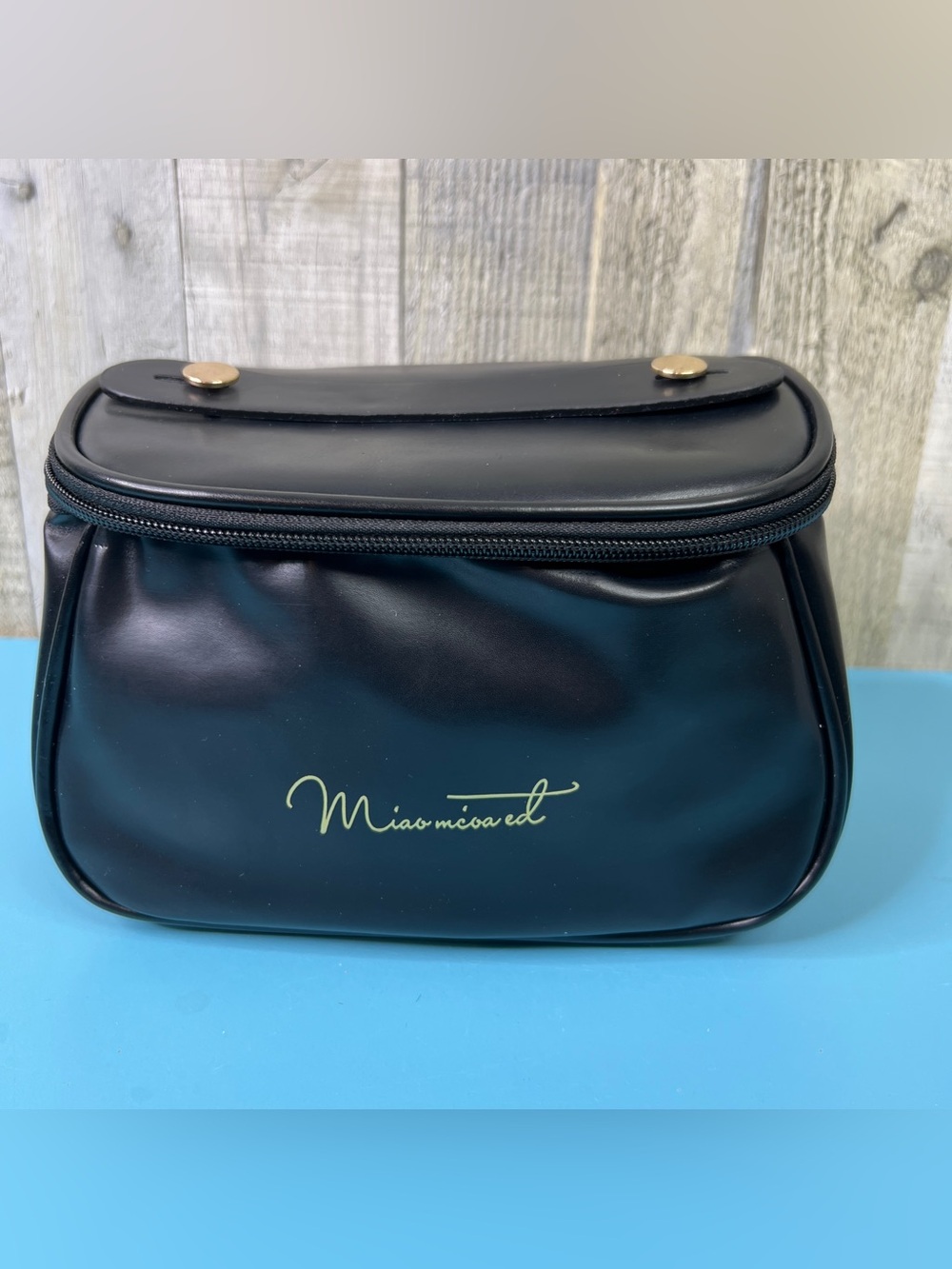 Small Makeup Bag with a Zipper Closure and Top Handle 8”x5”x4-1/2”